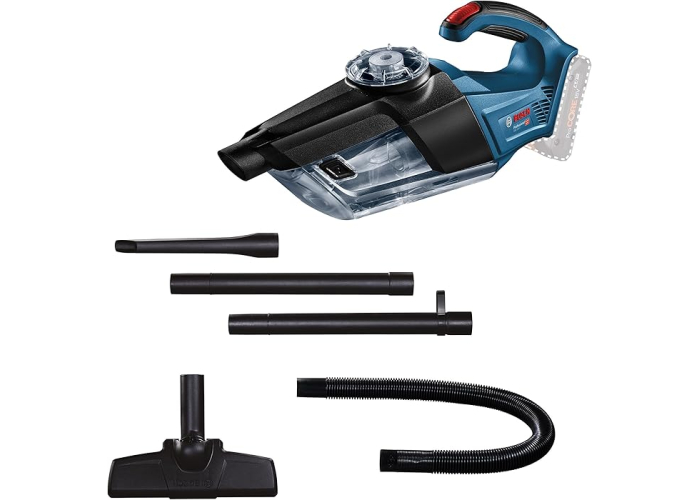 Беспроводной сухой пылесос Bosch Professional 18V System Gas 18V-1 (без аккумуляторов и зарядного устройства, с всасывающей трубкой, щелевой насадкой, насадкой для ковров, объемом контейнера 1 литр, в картонной упаковке) Беспроводной сухой пылесос Bosch Professional 18V System Gas 18V-1 (без аккумуляторов и зарядного устройства, с всасывающей трубкой, щелевой насадкой, насадкой для ковров, объемом контейнера 1 литр, в картонной упаковке)