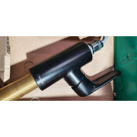 Hansgrohe Focus M41 - Kitchen faucet, pull-out, 2 spray patterns, matte black