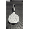 Handbrause hansgrohe Croma Select E – 3 Strahlarten, Antikalk, Weiß/Chrom