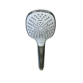 hansgrohe Croma Select E hand shower – 3 spray patterns, anti-limescale, white/chrome