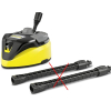 Kärcher T-Racer T 7 Plus - protector contra salpicaduras, para superficies grandes, dos boquillas planas, mango para postura erguida, boquilla eléctrica, boquilla de enjuague