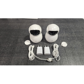 YI Dome Guard 2K Indoor Camera Set WiFi/LAN with PTZ, Motion Detection & Night Vision