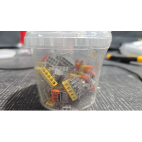 S2273 Juego de 100 mini conectores rápidos, terminales para 2 a 8 conductores
