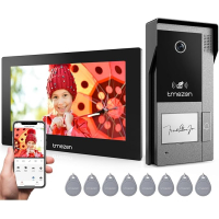 TMEZON WiFi IP Video Door Intercom 1080P – 7" Touchscreen, App & Card Opening