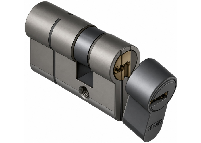 Abus KD6PS door cylinder made of nickel-plated brass – where security meets style Abus KD6PS door cylinder made of nickel-plated brass – where security meets style