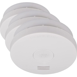 Rauchmelder-Set Brennenstuhl RM L 3100 mit Batterie, 4-tlg., VD zertifiziert nach DIN EN 14604, weiß