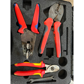 KNIPEX 3-piece tool set, professional assembly set, robust storage