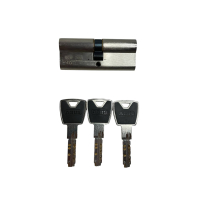 ABUS XP20SN profile cylinder 10/30 mm with security card 
