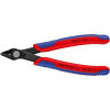Alicates de corte lateral de precisión KNIPEX Electronic Super Knips 78 61 125, bruñidos.