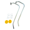 Todeco Dachleiterhaken Universal, Stahl, 3.1 ft, bis 330 lbs, EN 131