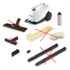 Пароочиститель Kärcher SC 3 EasyFix, давление пара: макс. 3,5 бар, время нагрева: 30 сек. 3,5 бар, мощность: 1 900 Вт, производительность по площади: 75 м²