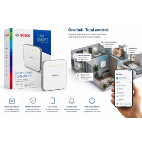 Bosch Smart Home Controller II, Gateway zur Steuerung des Bosch Smart Home Systems, smart Hub, Kabelgebunden 