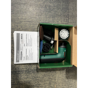 BOSCH VERDE – cepillo de limpieza eléctrico para Bosch Home (incluye batería integrada de 3,6 V, 1 cable micro-USB y 4 accesorios de limpieza)