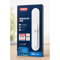 Manilla inteligente para ventanas y puertas de balcón ABUS WINTECTO One con función de alarma, color blanco.