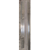 MARWELL Flexi Duschkabine Ecke 77–90 × 77–90 × 190 cm mit Schiebetüren, Aluminiumprofile in Silber matt