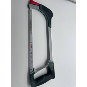 Sierra de mano Bosch de 300 mm con hoja bimetálica para metal, madera y plástico, 24 dientes por pulgada.