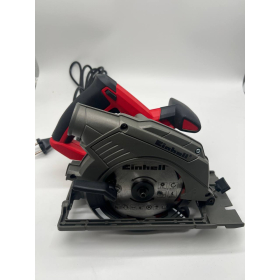 Sierra circular manual Einhell TE-CS 165, 165 mm, 1200 W con hoja de sierra de 24 dientes y extracción de polvo.
