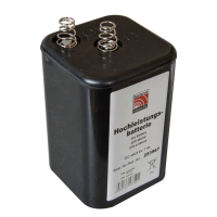 Kastenbatterie 6 V / 7 Ah, Akku im Gehäuse