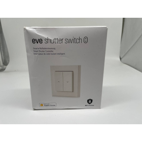 Eve Shutter Switch: Intelligente Rollladensteuerung mit integrierten Zeitplänen, adaptiver Beschattung, Siri-Sprachsteuerung, Timer, Fernzugriff, keine Bridge erforderlich, Bluetooth/Thread, Apple HomeKit   