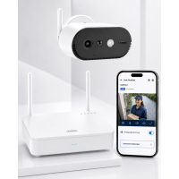 Smart wireless security camera set ABUS Battery Camera Pro with base station
