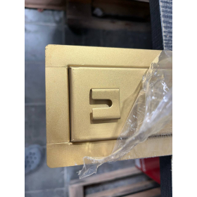 Desagüe de ducha de 120 cm, color dorado, 2 en 1 con filtro antiolor y colador para cabello.