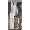edihome Double Clothes Rack Metal Clothes Rack with Shoe Shelf