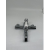 Jacob Delafon Louise Mechanical Bathtub Faucet, Chrome Finish, with Flow Limiter