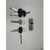 TESA Assa Abloy TX80 security cylinder with double coupling, nickel-plated