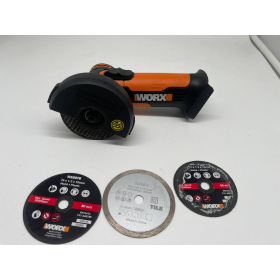 Аккумуляторная мини-угловая шлифовальная машина WORX 20 В с диском 76 мм