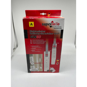 Enrollador de cinta universal Superrollo GW60 para duchas y sanitarios de montaje en superficie de Superrollo
