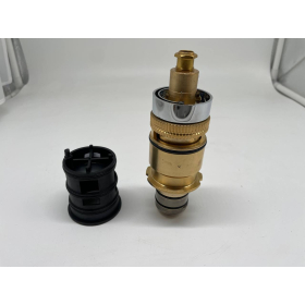 HANSA Thermostatkartusche mit Absperrung und Schmutzfilter aus Messing G 1/2