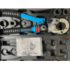 Pipe crimping tool for multilayer pipes with 360° rotating head