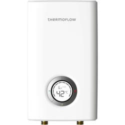 Calentador de agua instantáneo electrónico Thermoflow Elex de 10 kW, 230 V, resistente a la presión hasta 55 °C.