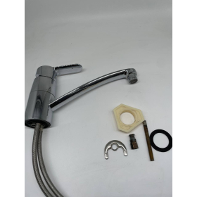 GROHE BauEco single-lever kitchen tap, chrome