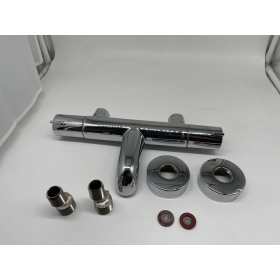 hansgrohe Ecostat 1001 CL – Thermostat für Badewannenansicht, Wannenarmatur mit Sicherheitstaste  
