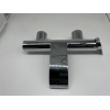 hansgrohe bath mixer Vivenis, surface-mounted bath mixer for 2 functions, chrome