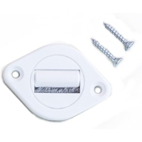 BOLIS CARLO Prensaestopas de nailon con cepillo de 22 mm, color blanco