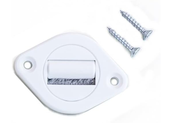 BOLIS CARLO Nylon-Kabeldurchführung mit Bürste 22 mm Weiß BOLIS CARLO Nylon-Kabeldurchführung mit Bürste 22 mm Weiß