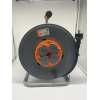 Zenitech Baustellen-Kabeltrommel IP44 mit 4 Steckdosen, 40 m