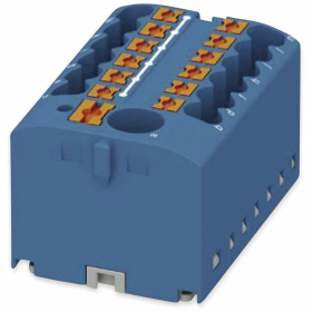 Распределительный блок PHOENIX CONTACT PTFIX 6X2.5-G BK, черный