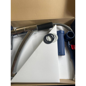 GROHE Start kitchen faucet, low spout with water saving, quick installation system