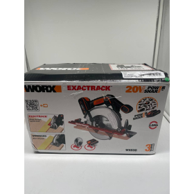 WORX WX530 Exactrack cordless circular saw 20 V PowerShare with 2 Ah battery
