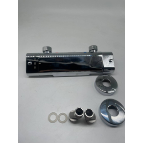 EISL CARNEO Badewannenmischer, Thermostat, Wasserfall-Auslauf, Chrom 