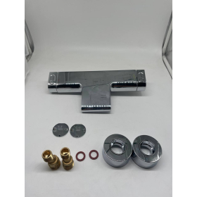 Grohe Grotherm 2000 - Накладний термостат для ванної кімнати, хромоване покриття, 2"