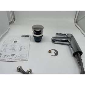 Змішувач для раковини GROHE QUICKFIX Start з функцією водозбереження та функцією зливу click-clack