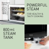 Panasonic NN-CS88LBEPG | 4-in-1 combi steam oven, 31 l, inverter, rotary heating to 30-230 °C, flat grill 1300 W, microwave 1000 W, steam 1300 W, fixed top, black - FR version