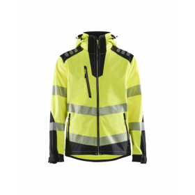 High Vis Softshell Jacke High Vis Gelb/Schwarz XXXL