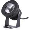 Qiilu 10W 12V RGB світлодіодне підводне освітлення ставок акваріум лампа IP68 водонепроникний для яхт морських човнів (чорний)
