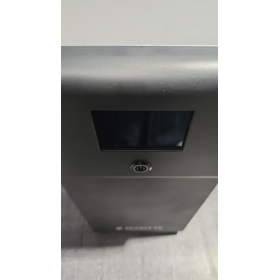 Grifo de cocina SCHÜTTE Aquastar Premium de 3 vías con agua con gas, color negro.