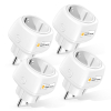 Meross Mini WLAN socket set 3 pieces. Works with Apple HomeKit. Smart WiFi Plug with Timer, No Hub Required, 10A